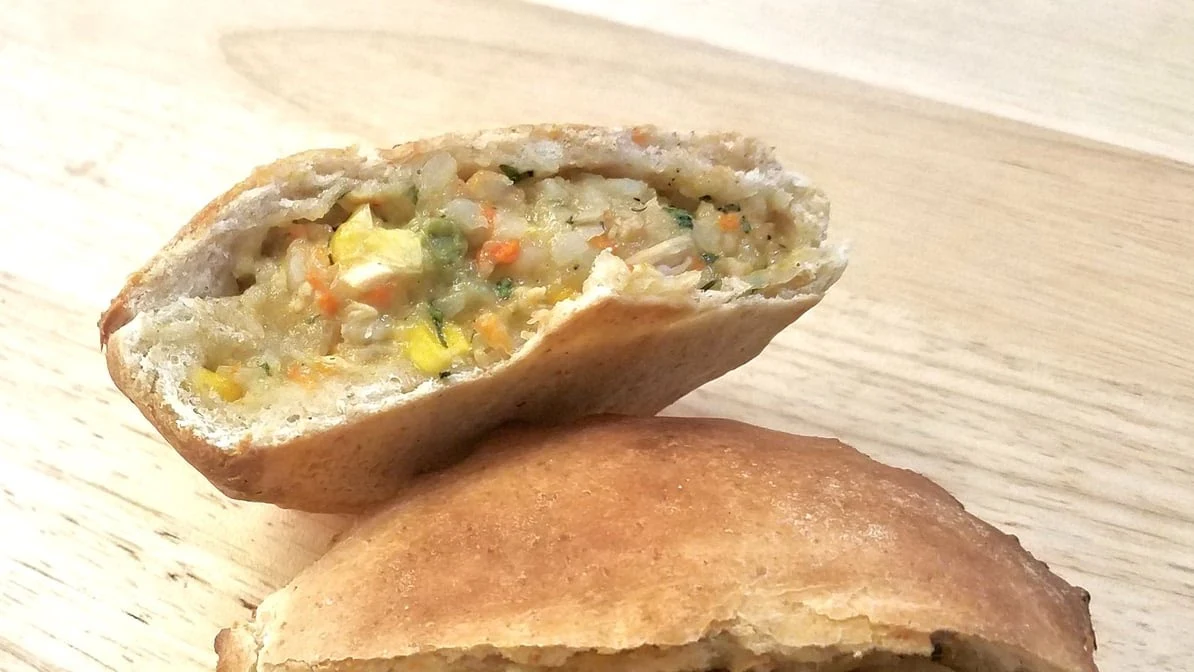 Egg, veggie and cheese pie